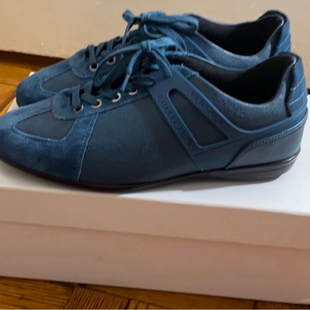 Blue Versace Collection Shoes - Picture 3 of 7